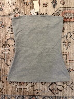 Aritzia Light Gray Contour Tube Top